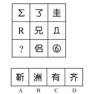 行测图形推理常考考点梳理九：汉字的考法
